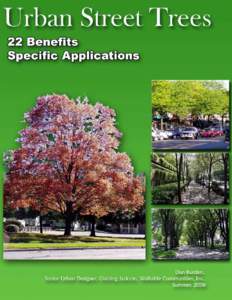 1  22 Benefits of Urban Street Trees by Dan Burden Urban Street Trees 22 Benefits