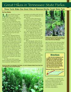 Great Hikes in Tennessee State Parks:  M Three Trails Make One Great Hike at Meeman-Shelby Forest State Park