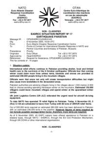 Kashmir earthquake / International response to the 2005 Kashmir earthquake / International response to Hurricane Katrina / Camping equipment / Tent / International Red Cross and Red Crescent Movement