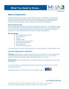 Microsoft Word - Dysthymia 2010.doc