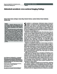 Diagn Interv Radiol DOI[removed]dir[removed]ABDOMINAL IMAGING © Turkish Society of Radiology 2014