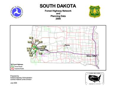 SOUTH DAKOTA Forest Highway Network and Planning Data 2006