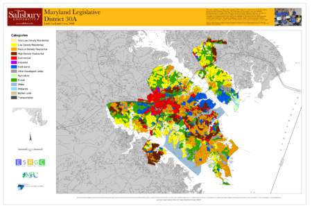 Maryland Legislative District 30A This map, a product of the Eastern Shore Regional GIS Cooperative, is presented to you by the students, faculty and staff of Salisbury University. We deeply appreciate the support and re