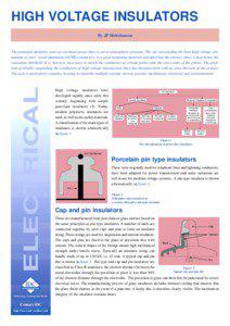 HIGH VOLTAGE INSULATORS By JP Holtzhausen