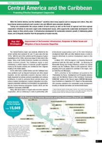 Region-Specific Activities and Initiatives  Central America and the Caribbean ─  Promoting Effective Development Cooperation