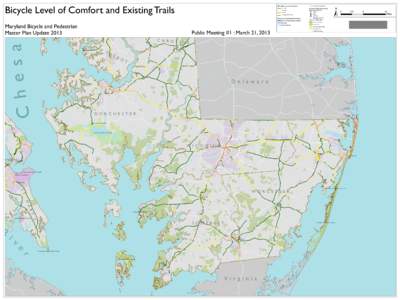 Bicycle Level of Comfort and Existing Trails[removed]Bike Level of Comfort A and B  C and D