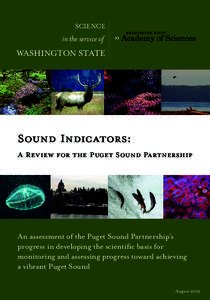 Ecological indicator / Evaluation / Systems ecology / Puget Sound / Copyright / Genuine progress indicator / Geography of the United States / Washington / Physical geography