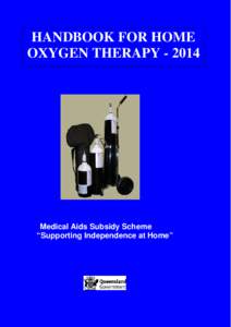 HANDBOOK FOR HOME OXYGEN THERAPY