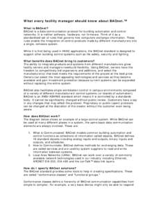 Technology / Architecture / Building engineering / Engineering / BACnet / Communication / LonTalk / Direct digital control / American Society of Heating /  Refrigerating and Air-Conditioning Engineers / Building automation / Network protocols / Heating /  ventilating /  and air conditioning