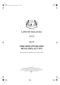 037e.fm Page 1 Monday, March 27, 2006 3:21 PM  LAWS OF MALAYSIA REPRINT  Act 37