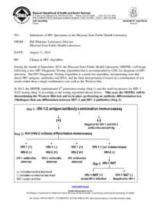 Missouri Department of Health and Senior Services P.O. Box 570, Jefferson City, MO[removed]Phone: [removed]FAX: [removed]RELAY MISSOURI for Hearing and Speech Impaired[removed]VOICE[removed]Gail