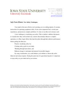 Iowa State University / Geography of the United States / Iowa / United States Department of Agriculture / Biosystems engineering