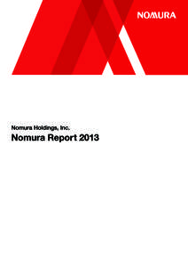 Corporate Profile  Nomura is a leading financial services group and the External Recognition