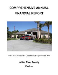    COMPREHENSIVE ANNUAL FINANCIAL REPORT    