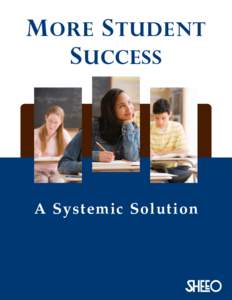 M ore S tudent S uccess A Systemic Solution  © 2007 State Higher Education Executive Officers