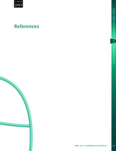 TIMSS 2015 FRAMEWORKS:  References R R