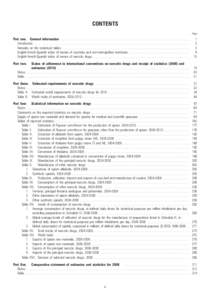 Narcotic Drugs 2009 — Estimated World Requirements for 2010 — Statistics for 2008