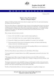 Microsoft Word[removed]FPR Progress Report Media Release.doc