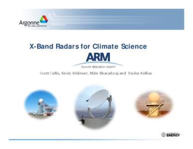 X-Band Radars for Climate Science