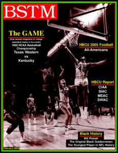 BSTM The GAME [that caused integration of college basketball teams in the south[removed]NCAA Basketball