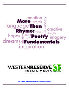 Genres / Poetry / Spoken word / Denotation / Enjambment / Arts / Linguistics / Literature / Aesthetics