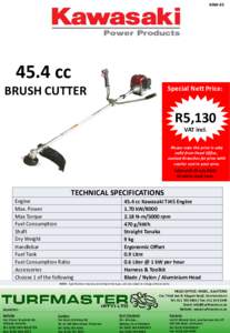 KAWcc BRUSH CUTTER