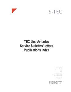 TEC Line Avionics SBs SILs Booklet.PMD