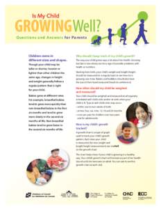 Behavior / Breastfeeding / Human development / Human height / Pediatrics / Childhood / Growth chart
