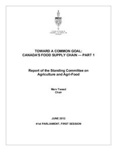Government / Agriculture / Parliament of Canada / Standing committee / House of Commons of the United Kingdom / Blake Richards / Brian Storseth / Malcolm Allen / Bob Zimmer / Westminster system / Politics of Canada / 41st Canadian Parliament