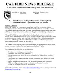 Aerial firefighting / California Department of Forestry and Fire Protection / Wildfire / Red flag warning / Campfire / Spark arrestor / Fire / Wildland fire suppression / Fire prevention