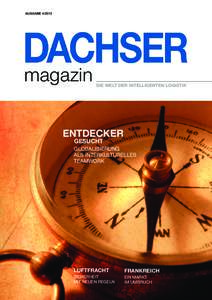 AUSGABEmagazin DIE WELT DER INTELLIGENTEN LOGISTIK