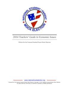       2014  Teachers’  Guide  to  Economic  Issues     