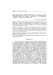 FACENA, Vol. 19, pp[removed], 2003  UNA EXCEPCIONAL NUEVA ESPECIE DE PHYMATURUS DE LA