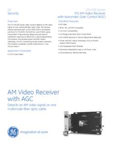 Electronics / Units of measure / DBm / Automatic gain control / Optical fiber / Optical power budget / Coaxial cable / Technology / Signal cables / Electronic engineering