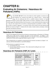 Air pollution in the United States / Atmosphere / United States Environmental Protection Agency / Air pollution / Clean Air Act / Climate change in the United States / Air quality / National Emissions Standards for Hazardous Air Pollutants / High-altitude platform / Pollution / Environment / Emission standards