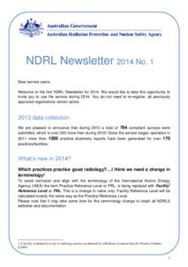 NDRL Newsletter[removed]No. 1