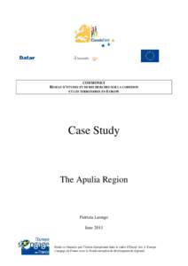 COESIONET RESEAU D’ETUDES ET DE RECHERCHES SUR LA COHESION ET LES TERRITOIRES EN EUROPE Case Study