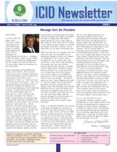 ICID Newsletter 2009_1.pmd