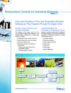 Economy / Business / Supply chain management / Logistics / Distribution / Food safety / Packaging / Supply chain / Cold chain / Radio-frequency identification