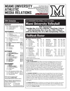 Sports / Volleyball / Double / Millett Hall