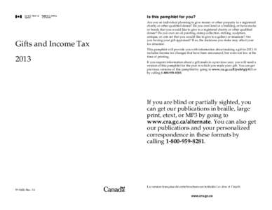 Income tax in the United States / Gift / Donation / Political economy / Adjusted cost base / Income tax / Charitable organizations / Tax / Charitable contribution deductions in the United States / Taxation in the United States / Law / Public economics