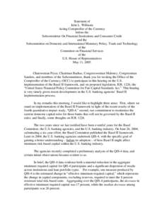 Banking / Financial economics / Basel II / Basel I / Capital requirement / Basel Committee on Banking Supervision / Probability of default / Exposure at default / Minimum capital requirement / Bank regulation / Financial regulation / Finance