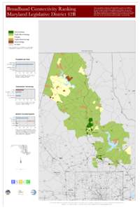 Broadband Connectivity Ranking Maryland Legislative District 42B This map is a visual tool for helping citizens and decision-makers search for solutions to their broadband connectivity problems. Like electricity and tele