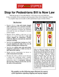 Microsoft Word - Stop for Pedestrians Bill is Now Law.doc