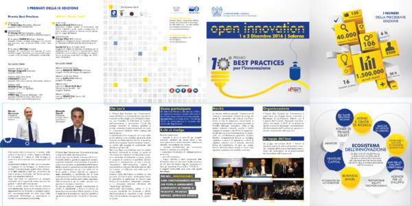 I PREMIATI DELLA IX EDIZIONE Premio Best Practices uPsTart “Paolo Traci”  VINCITORE