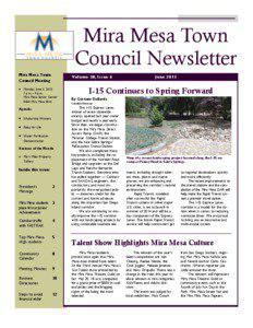 Mira Mesa Town Council Newsletter Mira Mesa Town