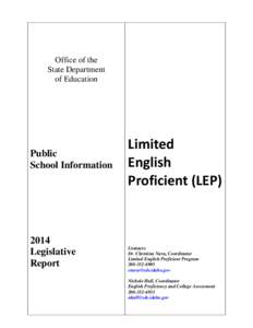 Office of the State Department of Education Public School Information
