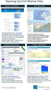 Opening Up Irish Marine Data View - Marine Atlas Discover - www.isde.ie  - Irish Spatial Data Exchange - www.isde.ie