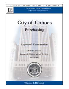 City of Cohoes - Purchasing