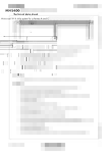 MHS400  Technical data sheet Technical specifications and colours are subject to change.